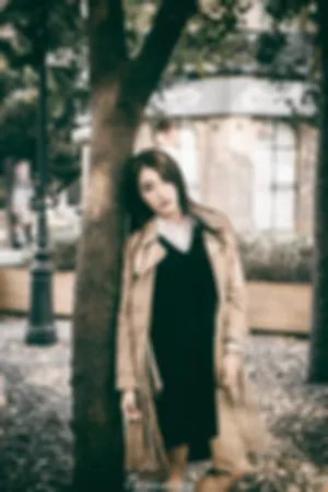 微博风衣秋意写真