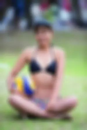 日本最美沙排女神 性感打球照