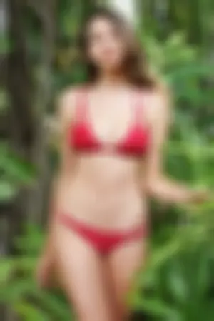 美国甜心模特泳装写真