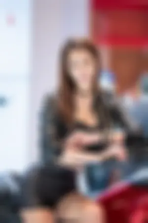 韩国女神朱多荷 永远美丽的车展写真