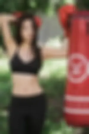 拳击正妹 甘愿当你一辈子的拳靶