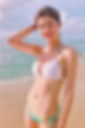 健身房女郎廖若妤 比基尼解放完美腹肌