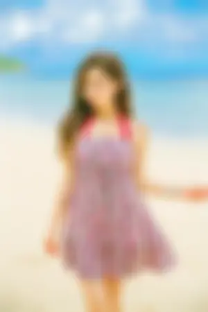 朴秀妍 2017年沙滩长裙系列