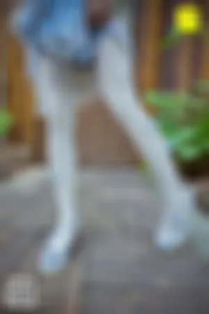 [IESS异思趣向]丝享家 2017.12.11 No.122 汉服绣花鞋白色袜