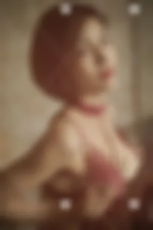 [MiFuli]米友福利 巨乳女神闫盼盼VIP写真性感红色蕾丝内衣