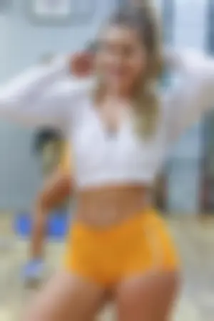 健身正妹 甜美笑容让心瞬间融化