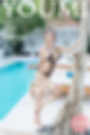 [YOUMI]尤蜜荟 2018.06.05 VOL.170 豹纹黑丝吊袜苏梅岛旅拍第五套