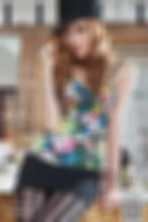 [LIGUI]丽柜 2020.03.15 条纹黑丝女郎