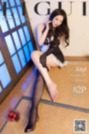 [LIGUI]丽柜 2020.06.21 黑色情趣连身制服裙