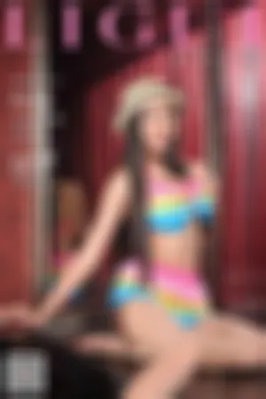 [LIGUI]丽柜 2020.07.01 彩色比基尼泳装