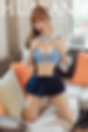 [HuaYang]花漾show 2020.08.05 VOL.268 三亚旅拍透视JK制服蓝色内衣写真