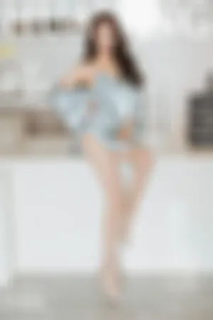 [HuaYang]花漾show 2020.08.20 VOL.275 水蓝华丽典雅的吊裙睡袍