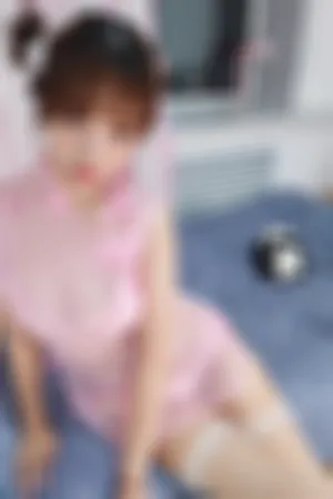 [WeiboGirl]微博红人 1号本_粉色透视旗袍