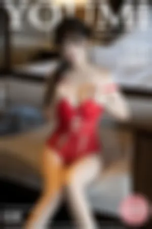 [YOUMI]尤蜜荟 2020.10.30 VOL.549 西双版纳旅拍·西服外套+镂空猩红内衣