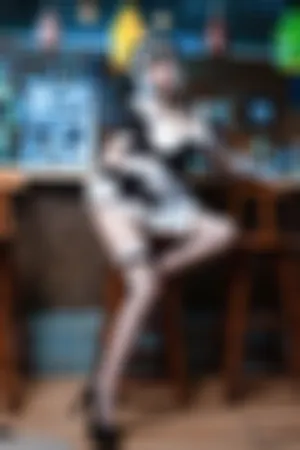 [WeiboGirl]微博红人 黑贞GK手办女仆