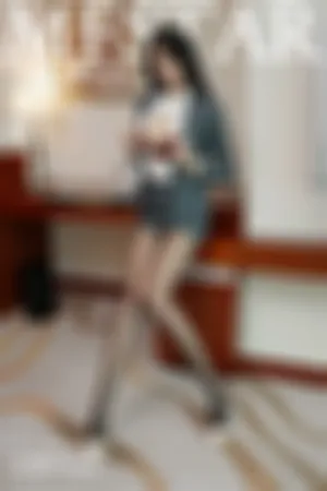 [MFStar]模范学院 2020.12.17 VOL.426 白衬衫黑短裙_职场秘书制服主题无内黑丝裤袜