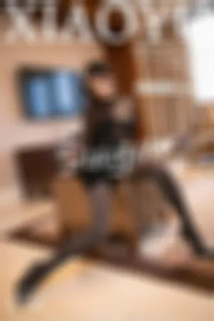 [XIAOYU]语画界 2020.12.31 No.442 成都旅拍_黑色情趣内衣配黑丝裤袜