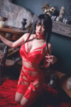 [WeiboGirl]微博红人 2020.10.11 红色束缚