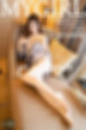[MyGirl]美媛馆 2021.01.19 VOL.481 条纹睡袍轻透睡衣_半脱无内私房