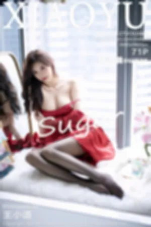 [XIAOYU]语画界 2021.01.27 No.460 鲜艳红色蕾丝大衣_妩媚丹凤眼_半脱无内私房