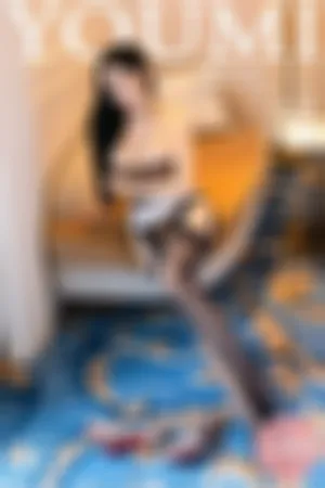 [Youmi]尤蜜荟 2021.03.11 VOL.612 厦门旅拍_豹纹内衣_蕾丝吊袜