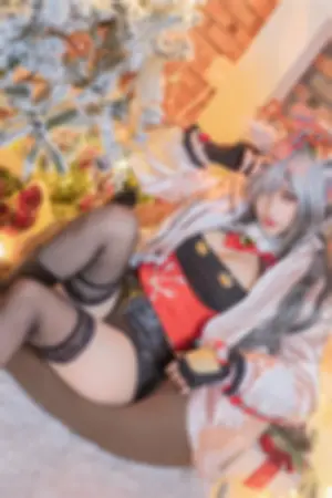 [WeiboGirl]微博红人 2021.09.02 圣诞黑丝兽耳