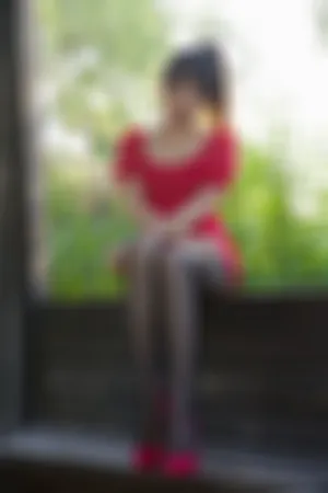 [WeiboGirl]微博红人 户外小红裙