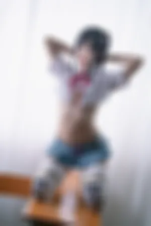 [WeiboGirl]微博红人 短校服胶带