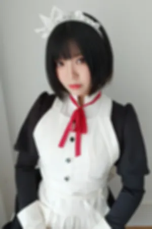 [WeiboGirl]微博红人 黑白女仆装