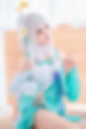 [WeiboGirl]微博红人 绿睡衣