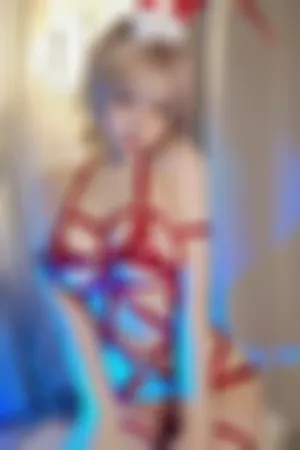 [WeiboGirl]微博红人 红色紧缚