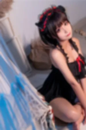 [WeiboGirl]微博红人 黑睡裙