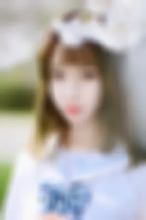 樱花树下 户外白衬衫配格子短裙白丝袜JK清新写真