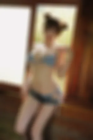 [WeiboGirl]微博红人 蓝色比基尼