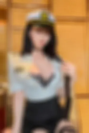 [WeiboGirl]微博红人 半脱性感黑色蕾丝内衣 涩女警