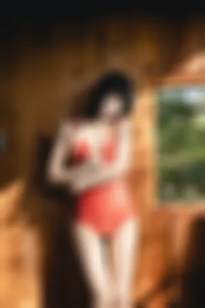 [WeiboGirl]微博红人 红色带白圆点死库水 红波点