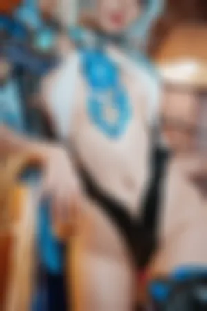 [Cosplay]角色扮演 酒吧 油亮肌肤 优菈