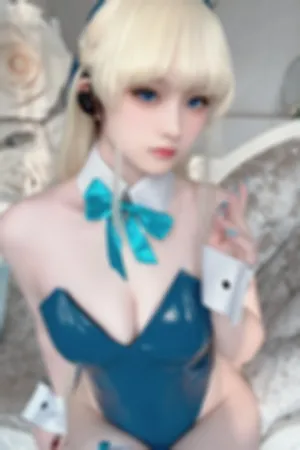 [WeiboGirl]微博红人 吊带连体衣白丝袜 Asuma_Toki_Bunny