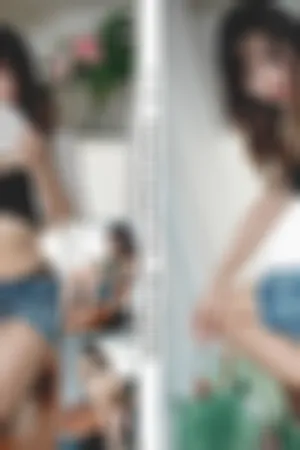 [WeiboGirl]微博红人 性感白T牛仔短裤 Casual_Kuuko