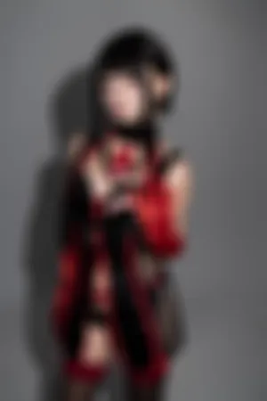 [WeiboGirl]微博红人 黑色 皮质 护士 黑丝吊袜 特工护士