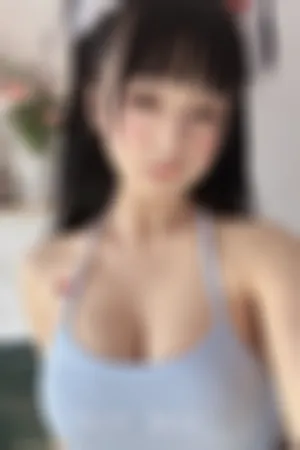 [WeiboGirl]微博红人 猫女郎装扮 超短牛仔裤 蓝色吊带体操服