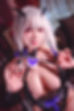 [Cosplay]角色扮演 黑色薄透连体衣 碧蓝航线 光辉魅魔