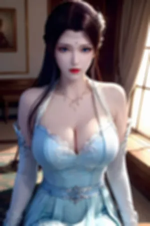 [AIBeauty]爱美女 No.038 蓝色 连衣裙美女 完美写真 云韵