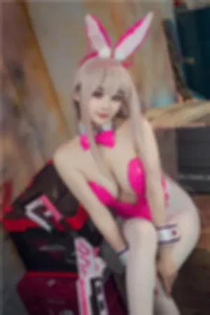 [Cosplay]角色扮演 红色 高叉连体衣 白丝网袜 Vol.083 毒蛇兔女郎