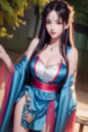 [AIBeauty]爱美女 No.042 蓝色 吊带短裙 美少女 迷人写真 柳梦璃