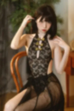 [FuLi]米友福利 黑纱旗袍