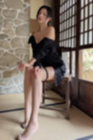 [FuLi]米友福利 度假 薄纱长裙 紫色纱裙