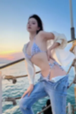 [FuLi]米友福利 蓝色比基尼