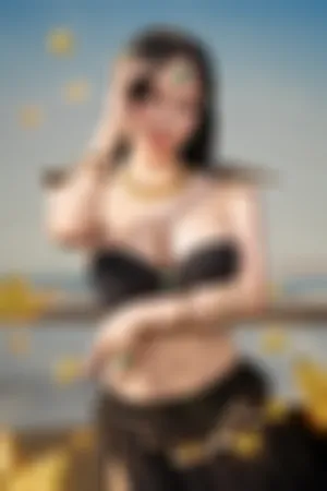 [Cosplay]角色扮演 海边 黑色内衣 鬼刀 王凌