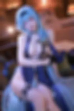 [Cosplay]角色扮演 连体情趣服饰 黑丝袜 原神优菈